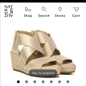 NWOT Gold Wedge Naturalizer Soul Oshay Wedges